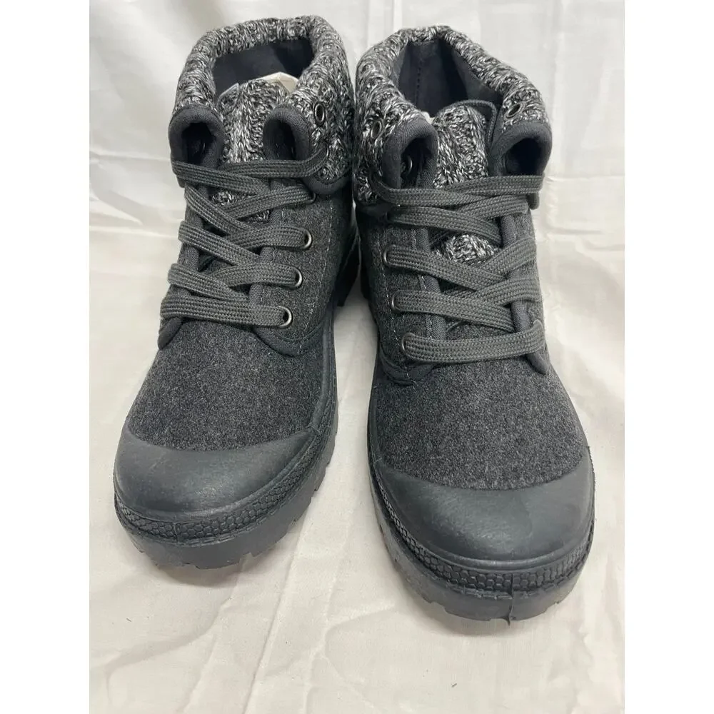 Rocket Dog Women's Boots Size 7 Charcoal Gray Style PilotJP Zip Up New